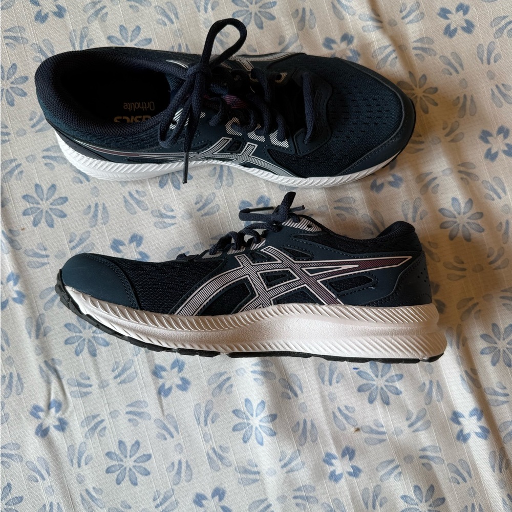 ASICS Navy Blue Athletic Sneakers